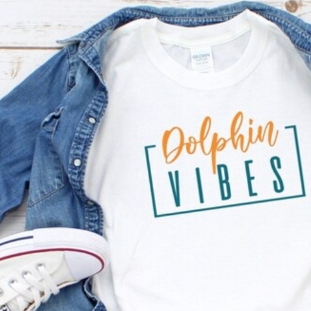 Dolphins Football Vibes Tee